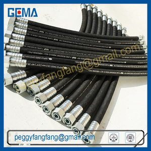 2018 GEMA Germania <span class=keywords><strong>Gomma</strong></span> Standard DIN EN 853 1SN Idraulico Tubi DN25 Formato <span class=keywords><strong>1</strong></span> per la Grecia - Product Image 1