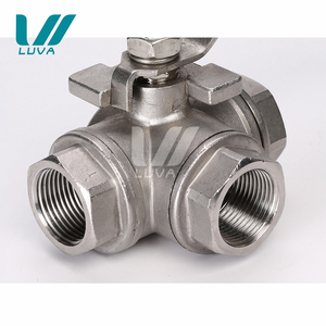 Chuyên nghiệp điều khiển bằng tay 1 inch Nữ chủ đề thép không gỉ 3 cách bóng van OEM nền tảng cao - Product Image 4