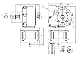 220 V 125mm AC condensador plazo seguridad Gear motor para <span class=keywords><strong>comunidad</strong></span> puerta - Product Image 4