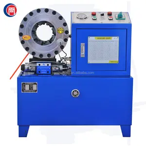 China fabricante de alta presión hidráulica eléctrica manguera rizador/máquina prensadora de BP mingtong MT-51WS