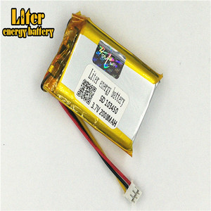 Plug 2,0-3 p lithium battery 103450 2000 mAh rechargeable lithium polymer battery Pl LiPo battery with wires - Product Image 1