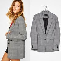 Plus Size Vrouwen Jasje Lente Herfst Casual Loose Single Button Controleren Blazers Suits Vrouwen