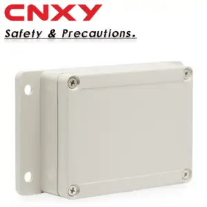 Wall mounted weatherproof enclosures flanged plastic box universal electric project enclosure 115*85*35mm