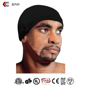 Mũ Lưỡi Trai Satin Màu Đen Cho Nam, Mũ Hình Vòm Spandex, Phong Cách Truyền Thống Đơn Giản, Mũ Hộp Sọ Kiểu Hồi Giáo - Product Image 2