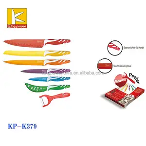 Швейцарская линия Королевский стиль цветные ножи из нержавеющей стали набор кухонных ножей шеф-повара