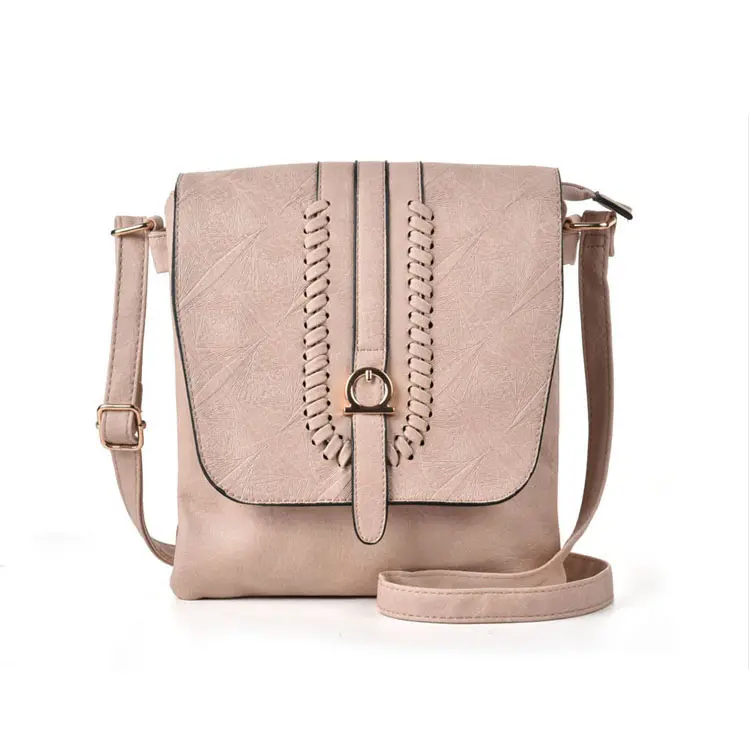 HEC Sale 2022 Fashion Trend Hand Knitting Women Pu Leather Handbag Bags