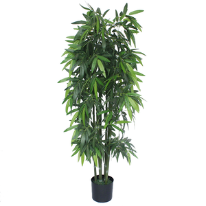 0517 Venta al por mayor directa <span class=keywords><strong>de</strong></span> fábrica: <span class=keywords><strong>Varas</strong></span> <span class=keywords><strong>de</strong></span> bambú <span class=keywords><strong>artificial</strong></span> verde <span class=keywords><strong>de</strong></span> 180 cm con estructura <span class=keywords><strong>de</strong></span> plástico y alambre - Product Image 2