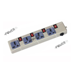 Boiter — protecteur de surcharges universel à 4 voies, prises d'alimentation, interrupteur ON/OFF, câble d'alimentation de 3m, couleur blanche - Product Image 1