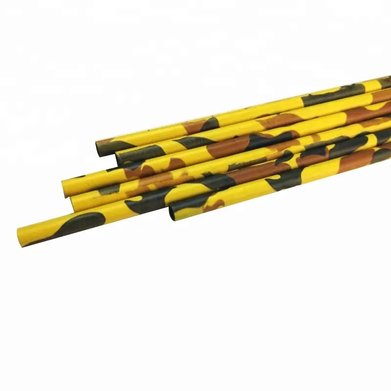 Pure Carbon Fiber Shaft Camouflage Archery Bow arrows carbon shaft DIY arrow bolts