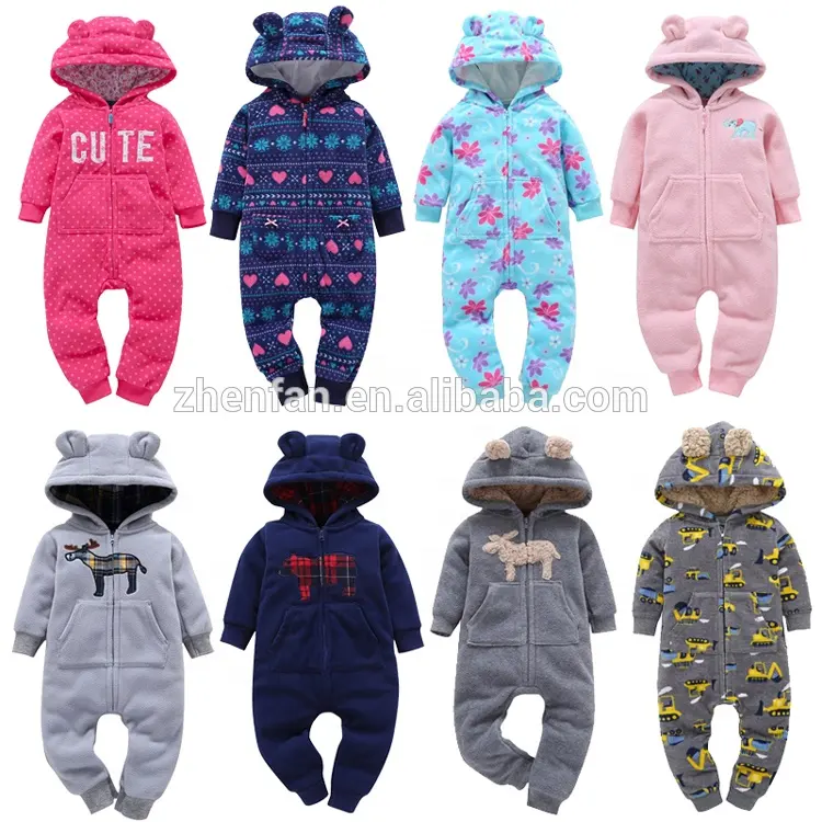 Зимняя плотная флисовая детская пижама с длинным рукавом