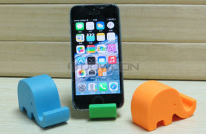 Soporte para Teléfono Móvil de Silicona con Diseño de Animales Adorables: Perro, Gato, Elefante, Delfín - Product Image 6