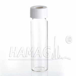 Viales de 50 ml de Vidrio Borosilicato Marrón con Tapa de Rosca para <span class=keywords><strong>TOC</strong></span> - Product Image 1