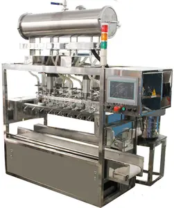 Línea de producción de llenado de bolsas de infusión, máquina automática de llenado y tapado de bolsas IV