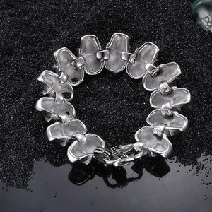 <span class=keywords><strong>El</strong></span> más nuevo cráneo punky la cadena de la pulsera <span class=keywords><strong>del</strong></span> encanto <span class=keywords><strong>del</strong></span> acero inoxidable 316L <span class=keywords><strong>del</strong></span> muchacho de los hombres <span class=keywords><strong>del</strong></span> brazalet - Product Image 4