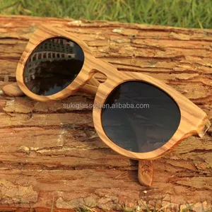 木制竹圆太阳眼镜眼镜