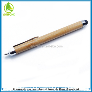 2015 caliente nueva promoción regalos reciclados bambo stylus pen - Product Image 2