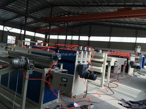 ราคาถูกสกรูเดี่ยว1220-3000มม. ความกว้าง2-16มม. ความหนา PP PC โปรไฟล์กลวงคณะกรรมการสายการผลิตเครื่องอัดรีด - Product Image 5