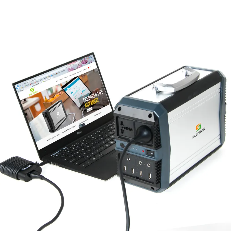 Outdoor power storage for laptop mobile charging 300W 220V 50HZ AC/DC connection power supply