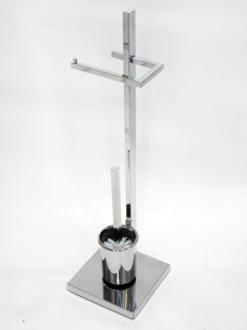 Porte-brosse de toilette rond en métal nouveauté durable - Product Image 6