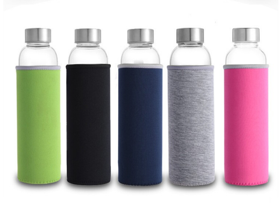 Set of 6 500ml Glass Beverage Bottles