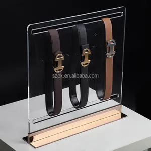 Factory directly sale new products plastic clear acrylic belt display