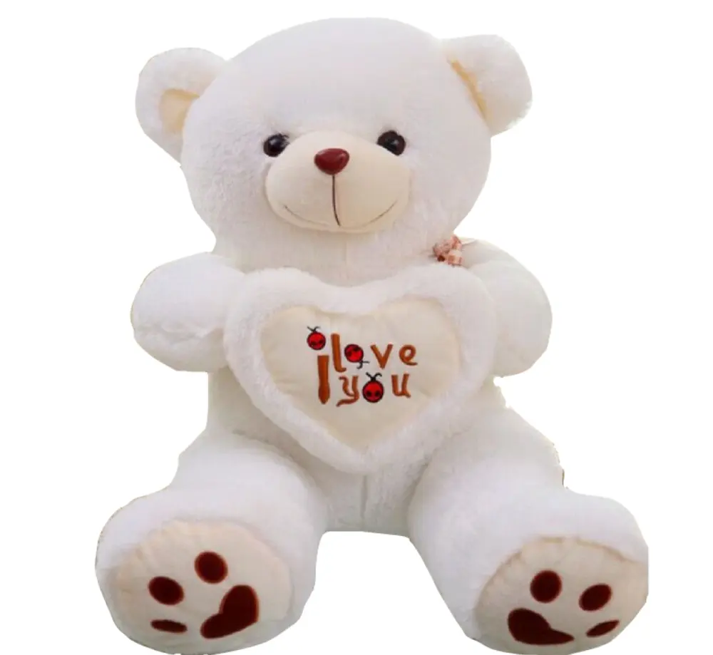 Plush Toys Giant plushie Bear Large Soft Toy Stuffed Animal Bear White Bear I Love You Valentine Day Birthday Gift