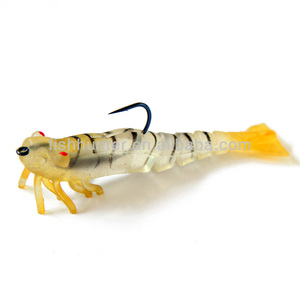 Señuelo <span class=keywords><strong>de</strong></span> pesca TPR <span class=keywords><strong>de</strong></span> 90mm/6g, <span class=keywords><strong>gambas</strong></span> suaves - Product Image 1