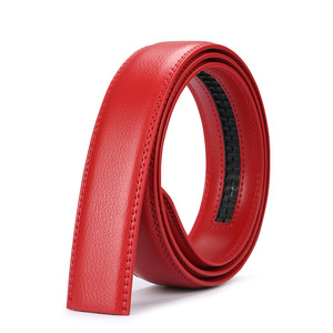 Moda Uomo Automatico Ratchet Cinghia di Cuoio Cinghia di Cuoio Genuina Della Cinghia Senza Fori Ratchet Belt Strap - Product Image 4