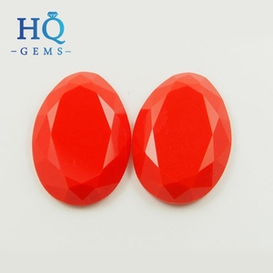 Wholesale Coral Glass Cabochon Synthetic Coral Stone - Product Image 5