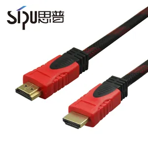 Sipu aleación de zinc 3D cable HDMI mayor 1 m 2 M 5 M HDMI 4 K con el oro de Ethernet plateado HDMI 4 K cable para HDTV portátil