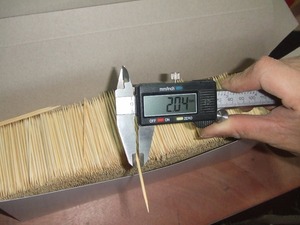 Desechable ecológico mini palillo de bambú con el paquete del OPP - Product Image 5