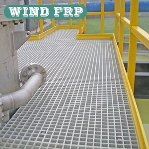 Molded Fiberglass Grating FRP Grating Walkway Fiberglass Grating For Walkway FRP Molded Grating