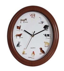 Đồng Hồ Treo Tường 12 Inch Hình Chim Hót Âm Nhạc Đồng Hồ Báo Thức Âm Thanh Chim - Product Image 5