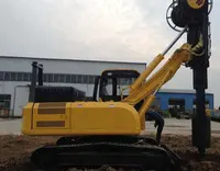 foundation used hydraulic auger drilling rig / pile driving machine