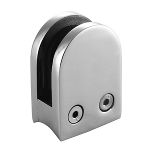 Panneau rond de douche coulissant, support de porte de douche, pinces de salle de bains, fournitures d'usine, verre et acier inoxydable pour balustrade en verre, Standard chinois, livraison gratuite - Product Image 2