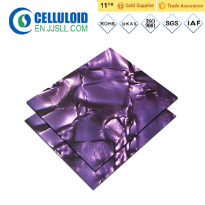 Celuloide personalizado 0,46mm 0,71mm 0,96mm 1,5mm Púa de guitarra Decoración Envolturas de batería Hoja de celulosa - Product Image 2