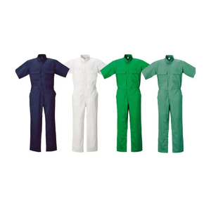 कस्टम महिलाओं पुरुषों बैंगनी गुलाबी कपास पीले गर्मियों Workwear Coverall - Product Image 4