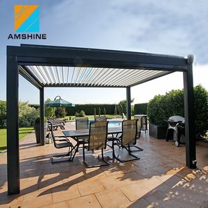 Protección exterior estructura moderna pérgola construcción - Product Image 4