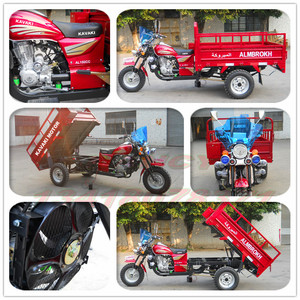 Moda de China tres ruedas familia cargo motocicleta/abierto combustible triciclo - Product Image 4