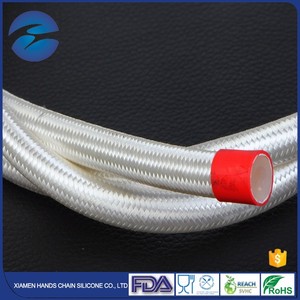 Outter tubo de fibra de vidrio trenzada de <span class=keywords><strong>caucho</strong></span> de silicona - Product Image 1