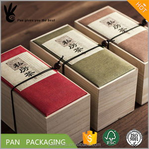 Nuevo producto barato personalizada de alta calidad caja de empaquetado del regalo bolsa de té de madera caja de almacenamiento - Product Image 1