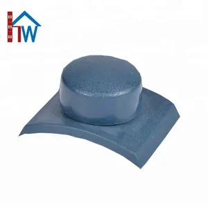 Waterproof pvc roof tile caps