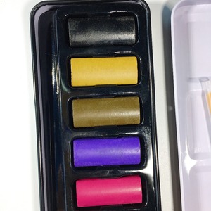 Peinture <span class=keywords><strong>gouache</strong></span> non toxique, <span class=keywords><strong>poudre</strong></span> sèche <span class=keywords><strong>en</strong></span> gâteau, 24 ensembles pour papier, âge >6 ans - Product Image 4