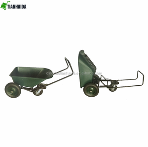 <span class=keywords><strong>Carretilla</strong></span> de Construcción de Plástico de <span class=keywords><strong>Tres</strong></span> <span class=keywords><strong>Ruedas</strong></span> WH3600 de 100L <span class=keywords><strong>con</strong></span> Asa de Madera para Uganda - Product Image 5