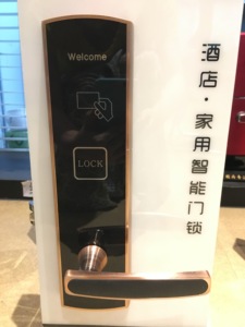 Serratura Elettrica per Porta con Cilindro Motorizzato Europeo e Chiave Magnetica RFID per Hotel - Product Image 2