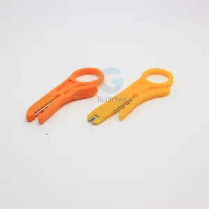 Mini Economie Gemakkelijk Geel Utp Stp Kabel Stripper Wegwerp Punch-Down Tool. Geschikt Voor 5-6 Mm Od Utp/Stp Kabel.