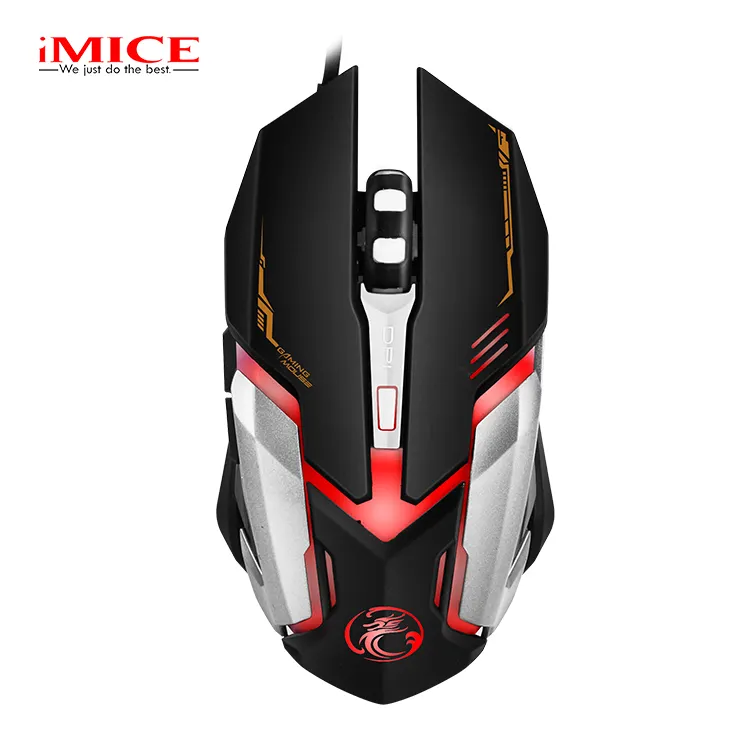 iMICE V6 Wired Gaming Mouse 6 Buttons 2400 DPI Optical Professional Mouse Gamer Computer Mice
