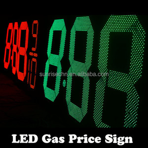 USA Station de gaz 7 segment numérique LED prix du gaz naturel signes, Aliexpress Alibaba Shenzhen <span class=keywords><strong>Asram</strong></span> LED - Product Image 1