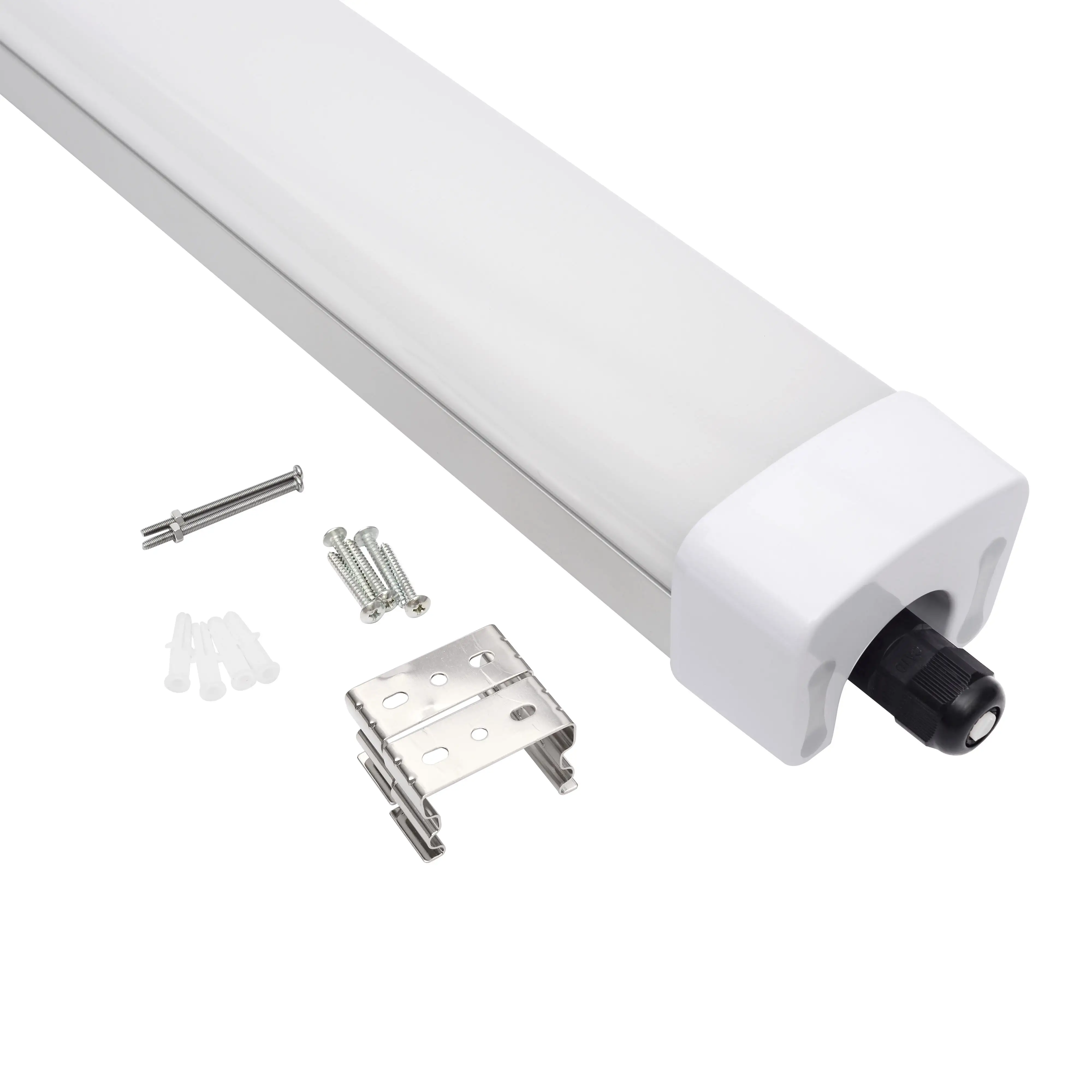 Polycarbonate housing tube Microwave sensor Emergency battens 90w 8FT led light triproof light