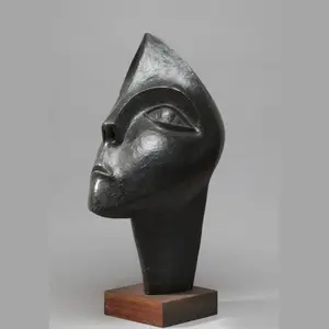 Goedkope ane fijne abstract hoofd buste steen standbeeld voor indoor ornament